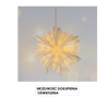 PAPER DECORATIVE STAR 40 CM WHITE DOUBLE-LAYER