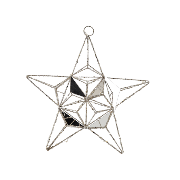 DECORAȚIUNE DE CRĂCIUN - STEA LED 30 CM GEOMETRICĂ *6291