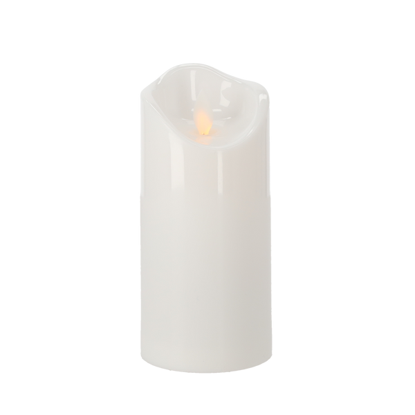 CANDLE LED CU FLACĂRĂ ÎN MIȘCARE 7CMX15CM ALBĂ*7446