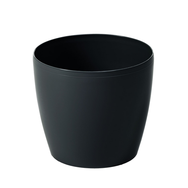 MAGNOLIA POT COVER 210 MM BLACK