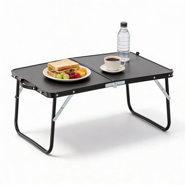 TOURIST FOLDING TABLE BLACK 60x40x26,5 CM