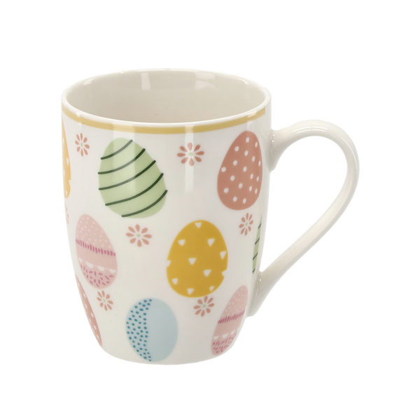 Hrnček porcelánový 340 ML farebné vajíčka bal=12ks *7826