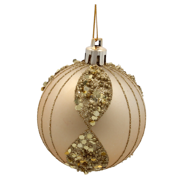 SET OF 33 CHRISTMAS BAUBLES RED, SILVER, GOLD