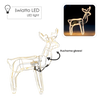 LED NEON CHRISTMAS DEER 64x22x70CM WARM WHITE IP44