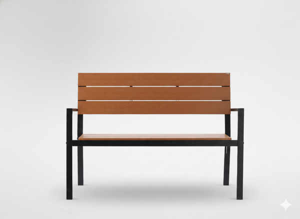 ŁAWKA DO OGRODU 118 x 54 x 77 CM BRĄZOWA