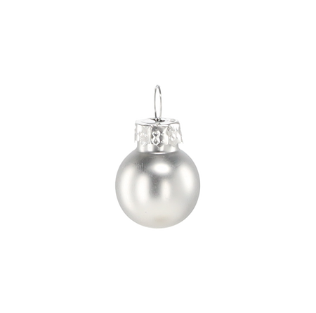 SET OF 24 CHRISTMAS TREE BAUBLES MIC COLORS 6 x 6 CM