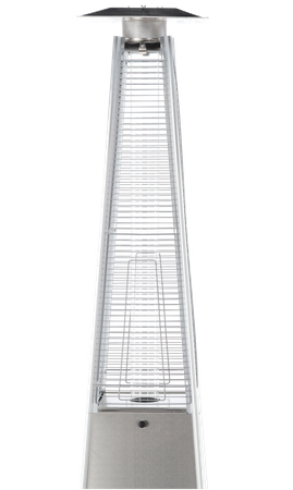 SQUARE GAS PARASOL MADE OF STAINLESS STEEL 227 CM