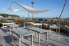 BEIGE TRIANGULAR SUNSHADE SAIL 3,6 X 3,6 X 3,6M