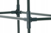 ZELENÁ DOMOVÁ S POLICAMI BIELA 140 x 73 x 200 CM *5484