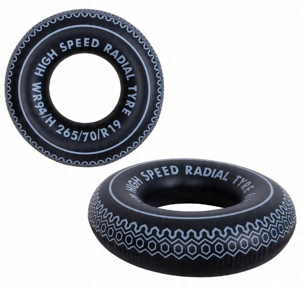 PLÁŽOVÝ PNEUMATICKÝ KRUH "OPONA" 90 cm *1677