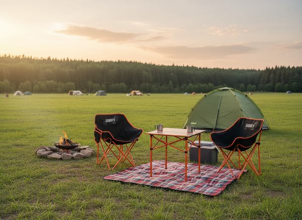 KPL. STOLIK + 2 KRZESŁA TURYSTYCZNY KEMPING