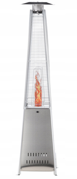 PARASOL GAZOWY KWADRATOWY ZE STALI NIERDZEWNEJ 227 CM *6363