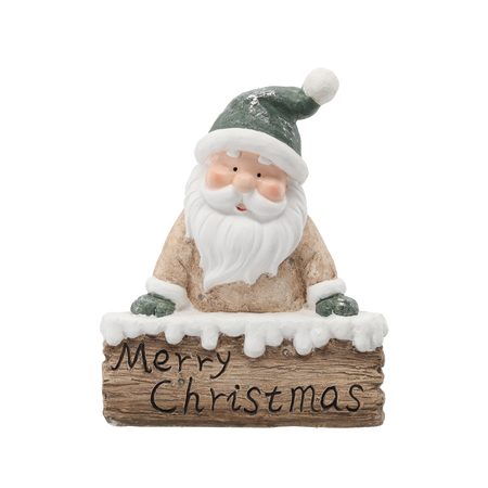FIGURKA BOŻONAR. - MIKOŁAJ "MERRY CHRISTMAS" 30 X 19 X 37 CM LED *1148