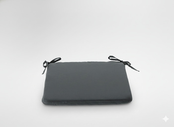 PODUSZKA NA KRZESŁO 40 x 40 x 3 CM CIEMNOSZARA