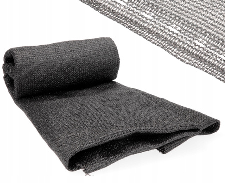 ZATIEŇOVACIA SIATKA NA OPLOT ANTRACIT 1,5 x 25 M 135g/m2 90% *0883