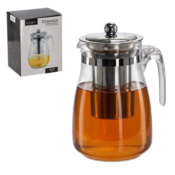 GLASS TEAPOT 900 ML