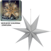 PAPER DECORATIVE STAR 60 CM GRAY WITH STARS