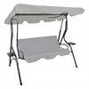 GARDEN SWING 170 X 110 X 153 CM GRAY WITHOUT ROOF WITH CUP HOLDERS