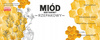 KPL. 100 ETYKIET MIÓD NEKTAROWY RZEPAKOWY 154 x 60 MM *8177