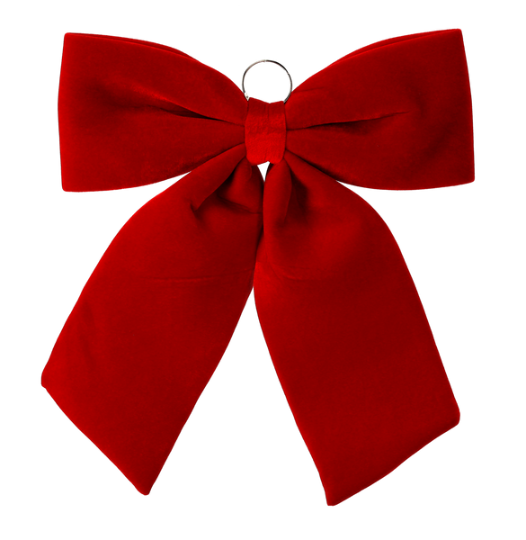 CHRISTMAS BOW RED 60CM