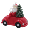 SANTA CLAUS CANDLE IN THE CAR 14 x 7.5 x 11.5 cm