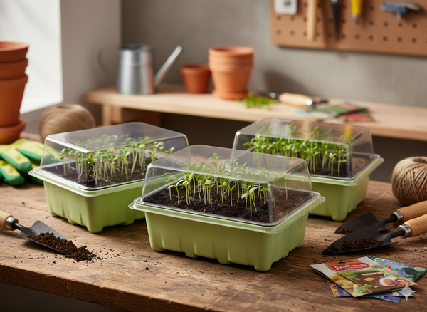 MINI GREENHOUSE FOR GERMINATION 12 CELLS