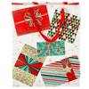 CHRISTMAS GIFT BAG PINK 26 x 32 x 10 CM