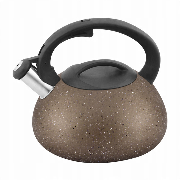 CZAJNIK ZE STALI NIERDZEWNEJ BRĄZOWY IWO 2,5L *7859