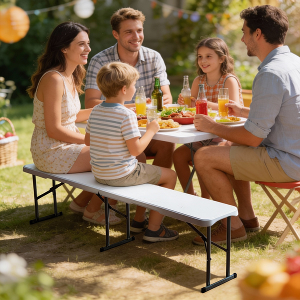 ŁAWKA TURYSTYCZNA/CATERINGOWA SKŁADANA 180 x 28 x 43,5 CM