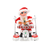 MIKOŁAJ Z PERKUSJĄ - GRAJĄCY 25,5 CM *6499