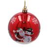 SET OF 24 CHRISTMAS BAUBLES RED, SILVER, GOLD