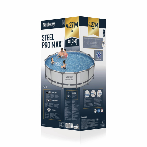 Steel Pro® MAX™  14' x 33"/4.27m x 84cm Pool Set