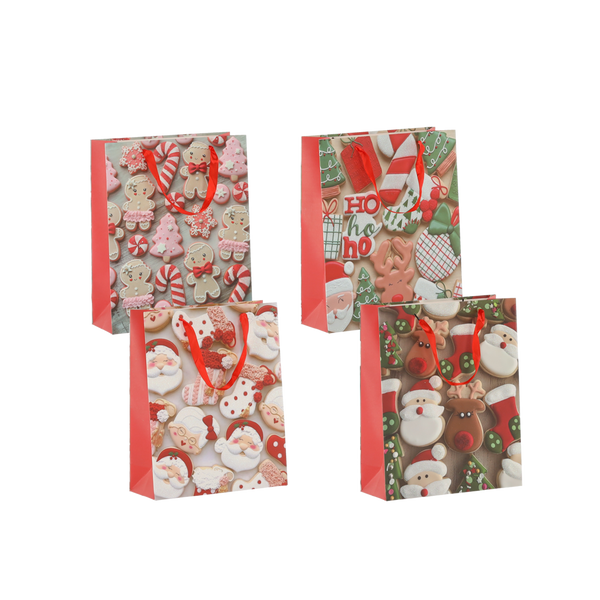 TOREBKA OKAZYJNA BOŻONAR. "XMAS" 18 x 24 x 8 CM opak=12szt *0566