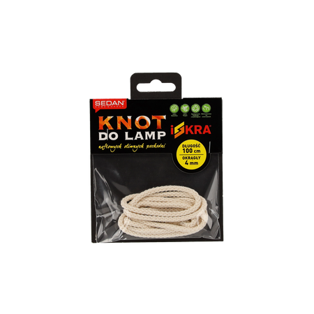 WICK FOR OIL LAMPS ROUND -4mm