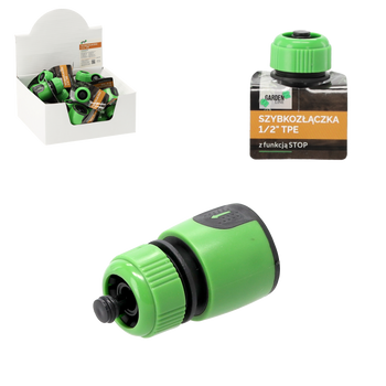 RÝCHLOKONEKTOR 1/2" TPE STOP balenie=24ks *4754