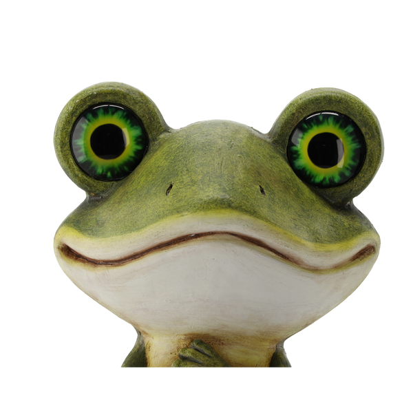 GARDEN FIGURINE - LED FROG 21,5 x 17,5 x 27,5 CM
