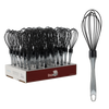SILICONE WHISK 26CM PACK=36PCS