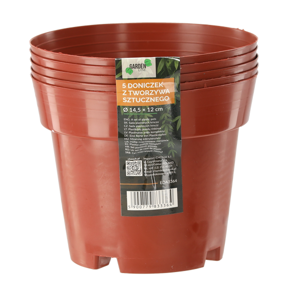 KPL. 5 DONICZEK PP 14,5 x 12 CM *3364