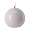 CANDLE DIN WAX LED - BOL 8,5 x 8,5 CM MIX CULOARE *9317