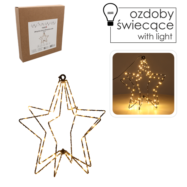 CHRISTMAS DECORATION - CHRISTMAS STAR 95 LEDS