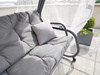 GARDEN SWING WITH MOSQUITO NET 220 X 130 X 175 CM GRAY