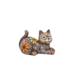 GARDEN FIGURINE - CAT WITH GLOWING EYES 21,5 x 13,7 x 14 CM LED pack=2 pcs