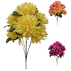 UMĚLÁ VĚTVA - BUKET CHRYSANTHEM 49 x 25 x 25 CM MIX BARVY balení=24 ks *3130