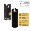 LED CANDLE BLACK 5 X 15 CM