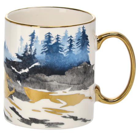PORCELÁNOVÝ HRNEK 435 ML HORY MIX VZORŮ balení=12ks *7970