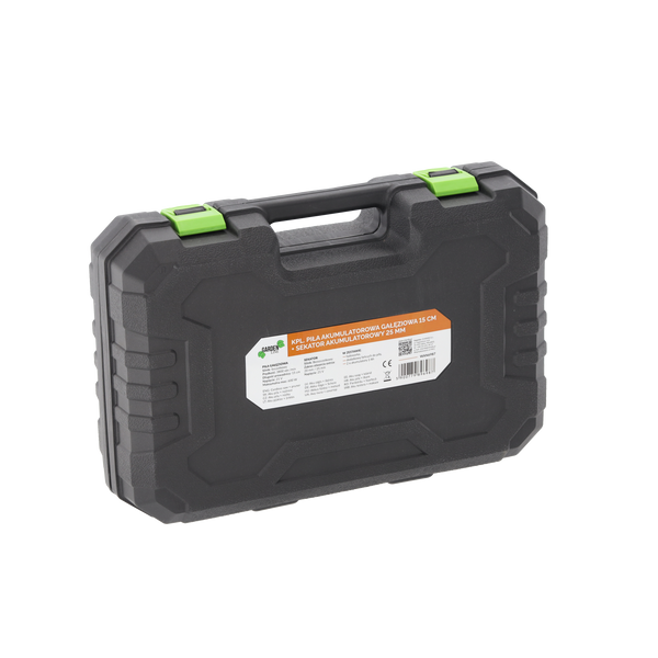 KPL. PIŁA AKUMULATOROWA GAŁĘZIOWA 15 CM 600 W 21 V + SEKATOR AKUMULATOROWY 25 MM 600 W 21 V