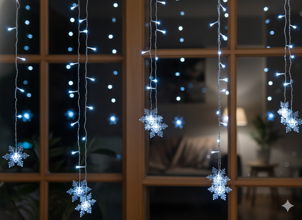 LED STAR LIGHTS 96L COLD WHITE