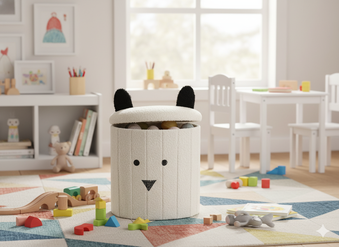 SKŁADANA PUFA ZE SCHOWKIEM 28 x 28 x 34 CM BIAŁA *4243 pol_pl_SKLADANA-PUFA-ZE-SCHOWKIEM-28-x-28-x-34-CM-BIALA-4243-3961_10