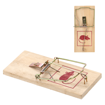 Mouse / Rat Trap WOOD 17.5 x 8 CM pack=40 pcs