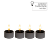 SADA 4 SOLÁRNYCH SVIEČOK TEALIGHT 4 X 2,5 CM/5 CM *9445